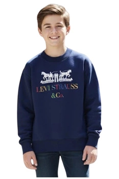 Bluza młodzieżowa Levi's dresowa granatowa r. 158