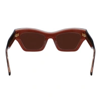 Okulary damskie Calvin Klein CK23503S 601 przeciwsłoneczne butterfly z filtem cat. S3