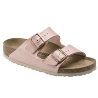 Klapki damskie Birkenstock Arizona BS regular skórzane jasnoróżowe r. 39