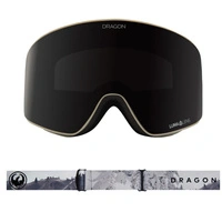 Gogle narciarskie Dragon PVX Midnight snowboardowe dwie szyby S4 + S1 unisex