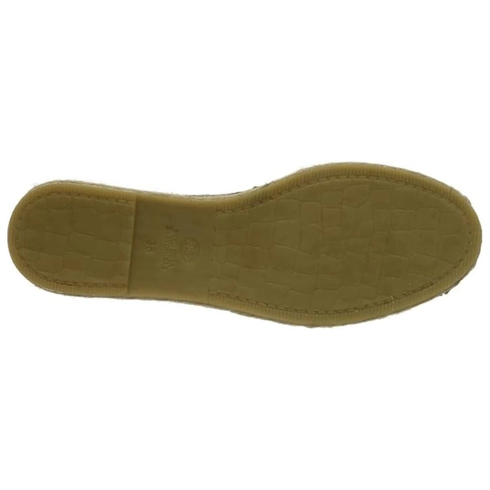 Buty damskie Fred de la Bretoniere espadryle skórzane czarne