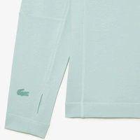 Koszulka męska Lacoste zielony longsleeve o kroju slim fit r. 3XL
