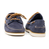 Buty męskie Lumberjack Navigator skórzane zamszowe mokasyny granatowe r. 44