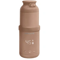 Termos Create podgrzewacz na mleko brązowy Po Zwrocie 310 ml