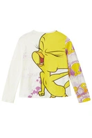 Bluzka dziewczęca Desigual Tweety Looney Tunes z długim rękawem r. 110