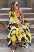 Sukienka damska Zara geometrycznym wzorem w stylu retro r. M