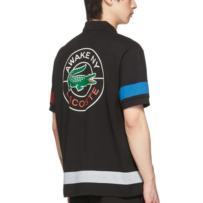 Koszulka męska Lacoste x Awake Ny polówka czarna r. XS