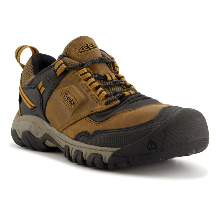Buty męskie Keen Ridge Flex WP trekkingowe skórzane brązowe