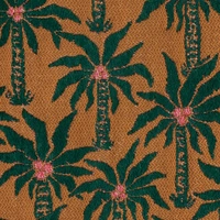 Luksusowa pufa Palais Laura Moss & Caramel 45 x 45 cm