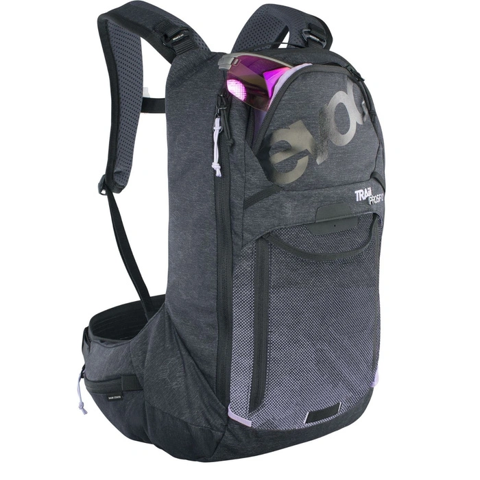 Plecak rowerowy Evoc Trail Pro 12 z ochraniaczem pleców szary r. XS