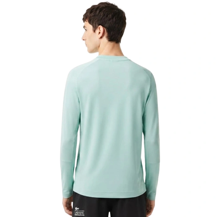 Koszulka męska Lacoste zielony longsleeve o kroju slim fit r. XS