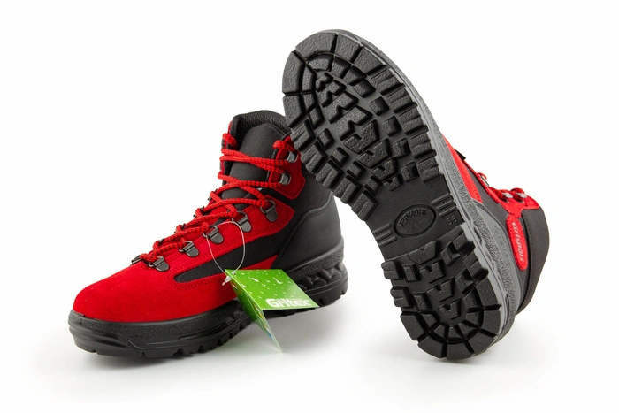 Buty damskie Grisport Gritex trekkingowe wysokie czerwone r. 36