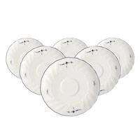 Spodki pod filiżanki Villeroy&Boch Vieux Luxembourg 6 sztuk 14 cm talerzyki