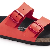 Klapki damskie Birkenstock Arizona BS birko-flor czerwony r. 39