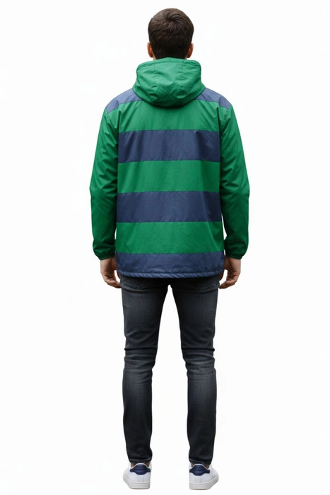 Kurtka męska Tommy Hilfiger Jeans Windbreaker przejściowa granatowo zielona r. M
