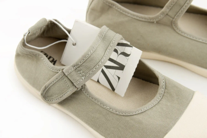 Tenisówki dziecięce Zara Kids balerinki canvas