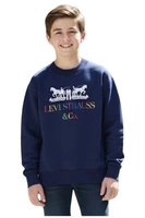 Bluza młodzieżowa Levi's dresowa granatowa r. 158