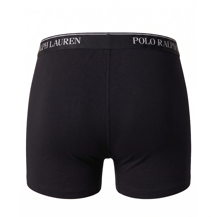 Bokserki męskie Polo Ralph Lauren 3-pak czarne bawełniane r. XL