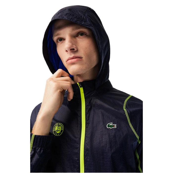 Kurtka męska Lacoste Sport Roland Garros sportowa granatowa r. S