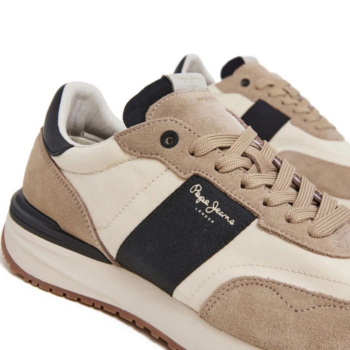 Buty męskie Pepe Jeans Buster Tape beżowe sneakersy r. 44