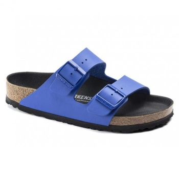 Klapki męskie Birkenstock Arizona BS birko-flor niebieskie r. 42