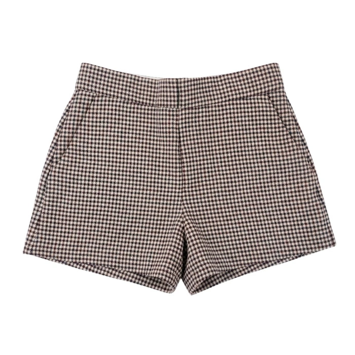 Spodenki damskie Zara krókie szorty w drobną kratkę r. XS