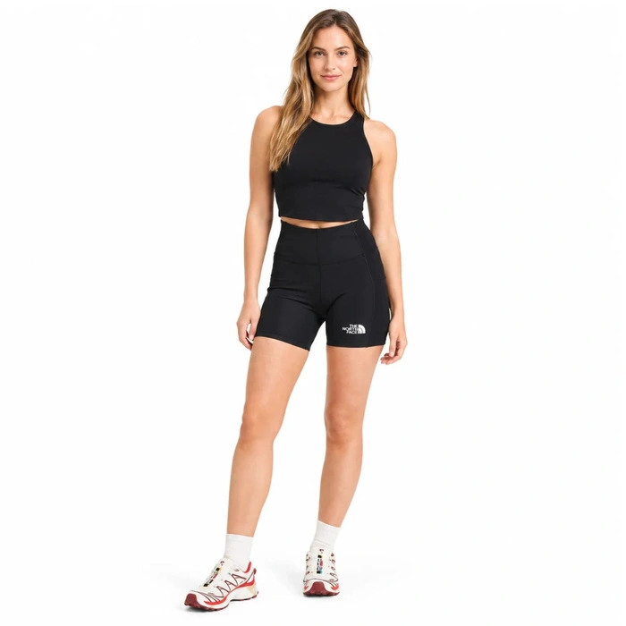 Spodenki treningowe damskie The North Face W Perf Rib Short kolarki r. XL