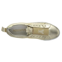 Buty Patrizia Pepe Argento Lamianto Sneaker dziecięce złote r. 32
