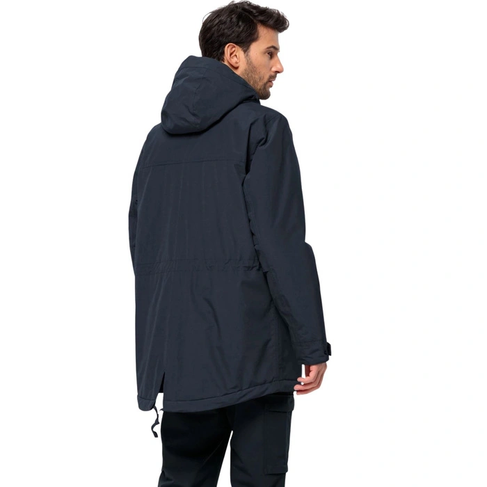 Kurtka męska Jack Wolfskin Talforst parka granatowa wodoodporna r. XL