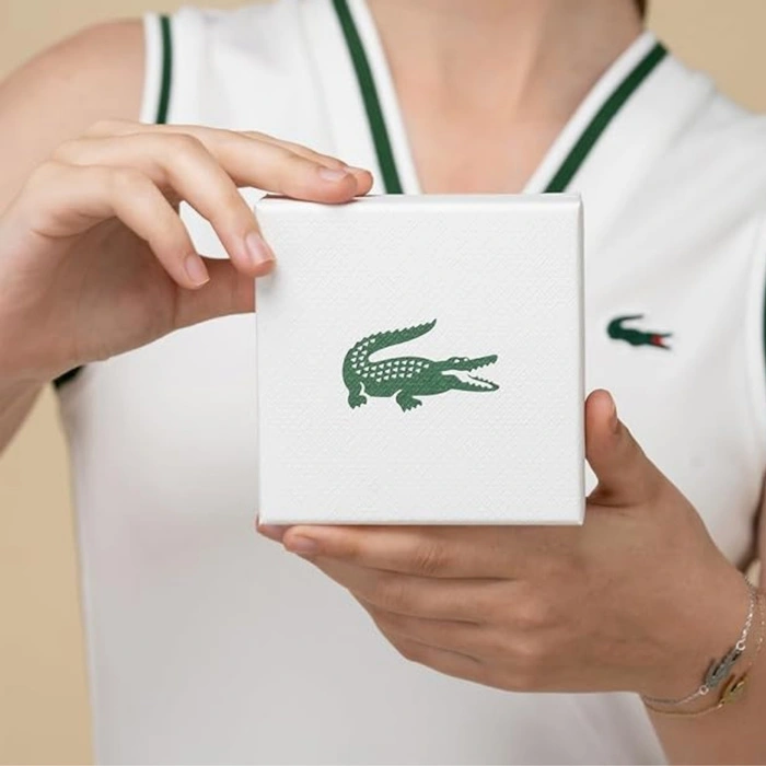 Pierścionek Lacoste Virtua ze stali nierdzewnej złoty 16 mm / 52