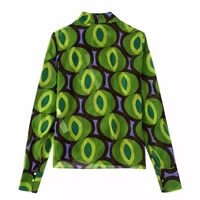 Bluzka damska Zara krótka zielona satynowa r. XL