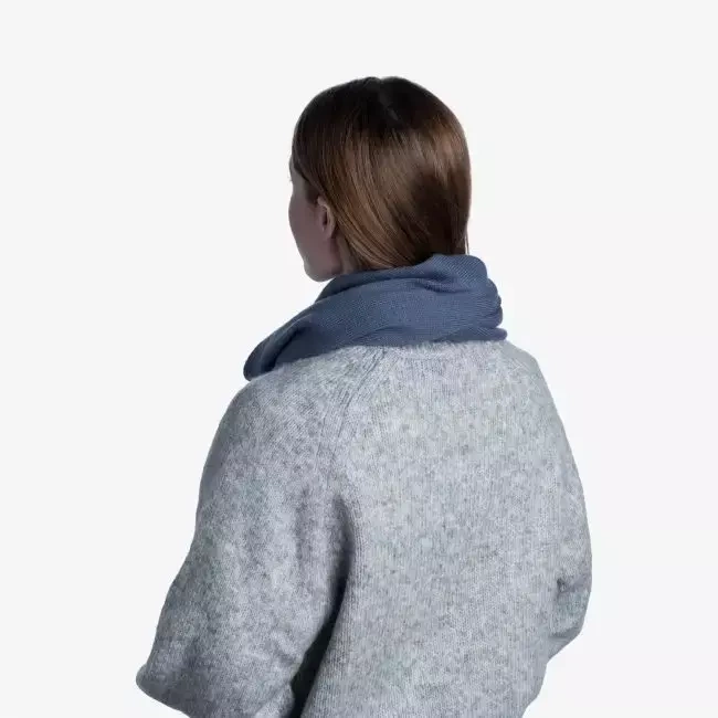 Komin Buff Knitted Infinity damski komin niebieski