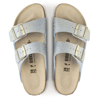Klapki damskie Birkenstock Arizona BS regular birko-flor niebieskie r. 38