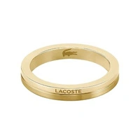 Pierścionek Lacoste Virtua ze stali nierdzewnej złoty 16 mm / 52