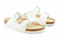 Klapki męskie Birkenstock Arizona bs regular z miękką wkładką białe r. 42