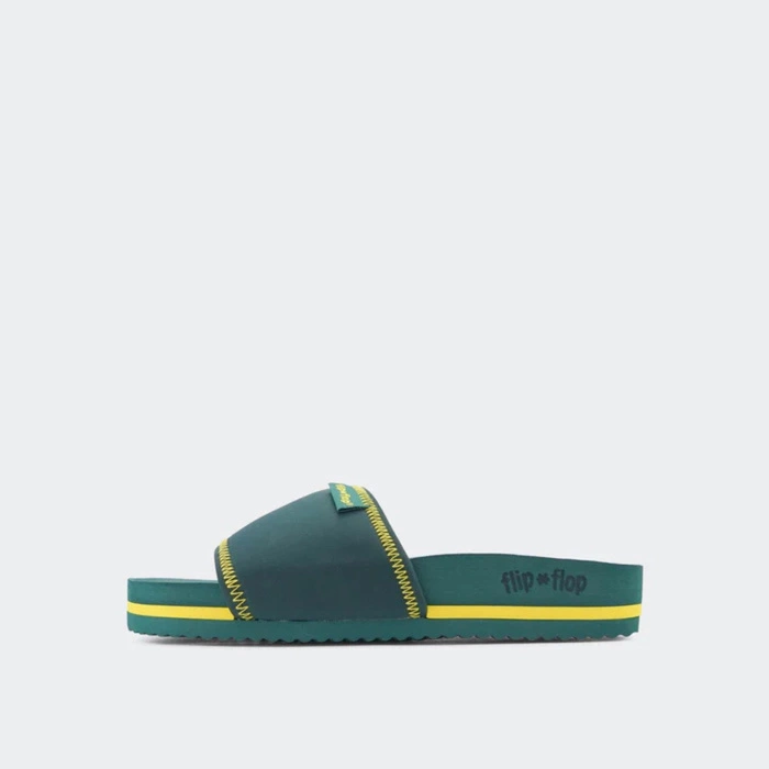 Klapki damskie Flip Flop Pool Neoprene lekkie zielone