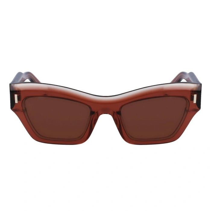 Okulary damskie Calvin Klein CK23503S 601 przeciwsłoneczne butterfly z filtem cat. S3