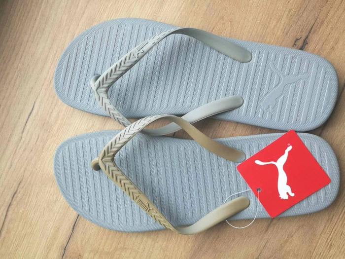 Klapki męskie Puma Comfy Flip japonki szare r. 44,5
