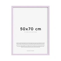 Ramka na zdjęcie plakat Poster & Frame drewniana fioletowa 50x70 cm