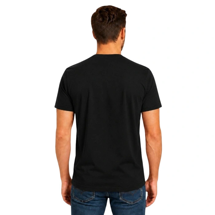 Koszulka męska Fruit of the Loom Softpun T czarna t-shirt r. XL