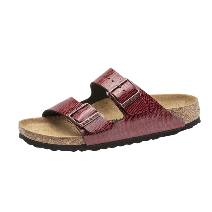 Klapki damskie Birkenstock Arizona bordowe r. 36
