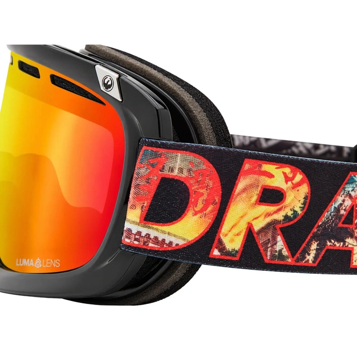 Gogle narciarskie Dragon D1 OTG Klash snowboardowe dwie soczewki