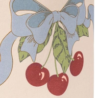 Kosze bawełniane 2 sztuki Konges Slojd Cherry Bow na zabawki