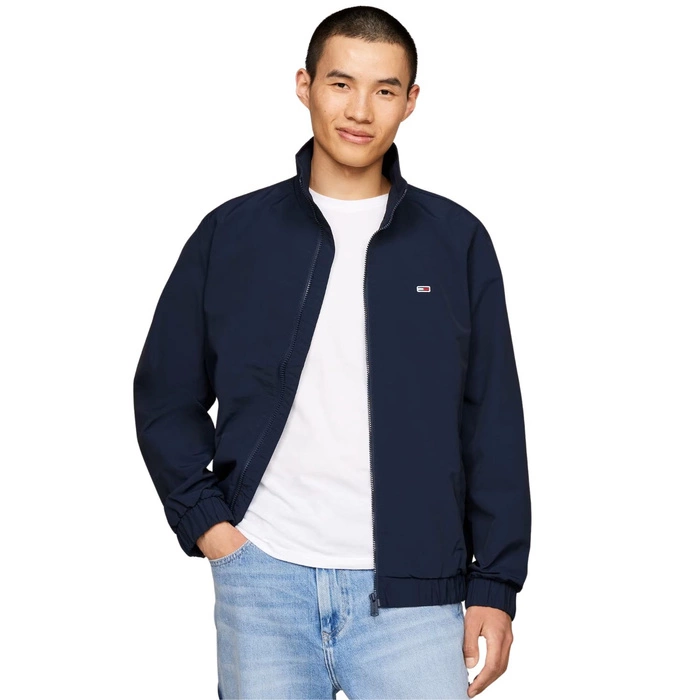 Kurtka męska Tommy Jeans Thru Relaxed przejściowa granatowa