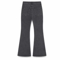Spodnie damskie Zara skinny flare jeansy czarne r. XS