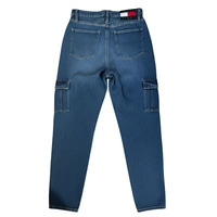 Spodnie damskie Tommy Jeans Mom Jean Cargo jeansy wysokim stanem