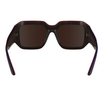 Okulary przeciwsłoneczne Calvin Klein CK23536s burgund damskie kocie oczy