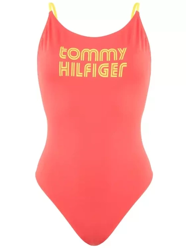 Strój kąpielowy Tommy Hilfiger One-piece High Leg sportowy