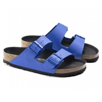 Klapki męskie Birkenstock Arizona BS birko-flor niebieskie r. 42