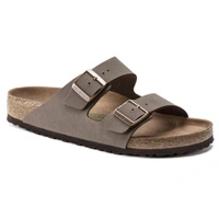 Klapki damskie Birkenstock Arizona BS birko-flor vegan mocca r. 41